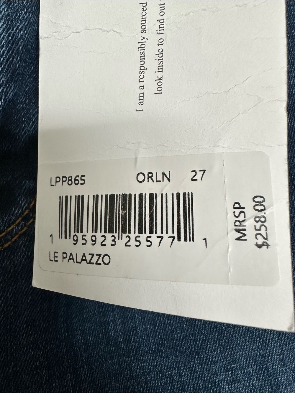 NWT! Frame Le Palazzo jeans - Picture 5 of 5